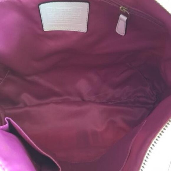 Coach Poppy Legacy Rainbow Striped Sequin Tote Bag, 3 Hangtags Model No. 19615 - Picture 12 of 13